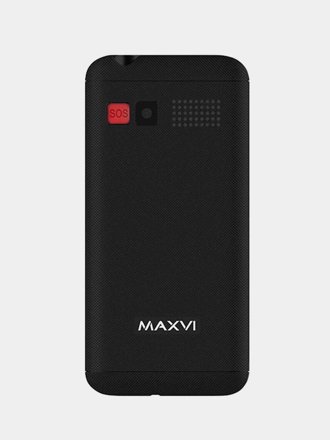 Черный мобильный телефон Maxvi B231, БОЛЬШИЕ КНОПКИ, С КАМЕРОЙ, АККУМУЛЯТОР 1400мАч