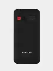 Черный мобильный телефон Maxvi B231, БОЛЬШИЕ КНОПКИ, С КАМЕРОЙ, АККУМУЛЯТОР 1400мАч
