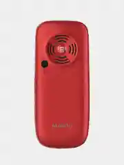 Красный мобильный телефон Maxvi B9, громкий динамик