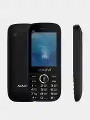Черный мобильный телефон Maxvi K20, аккумулятор 2500 мАч