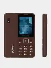 Коричневый мобильный телефон Maxvi K21, аккумулятор 1400 мАч