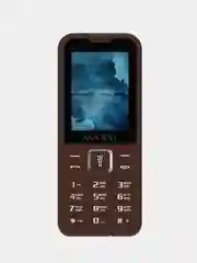 Коричневый мобильный телефон Maxvi K21, аккумулятор 1400 мАч