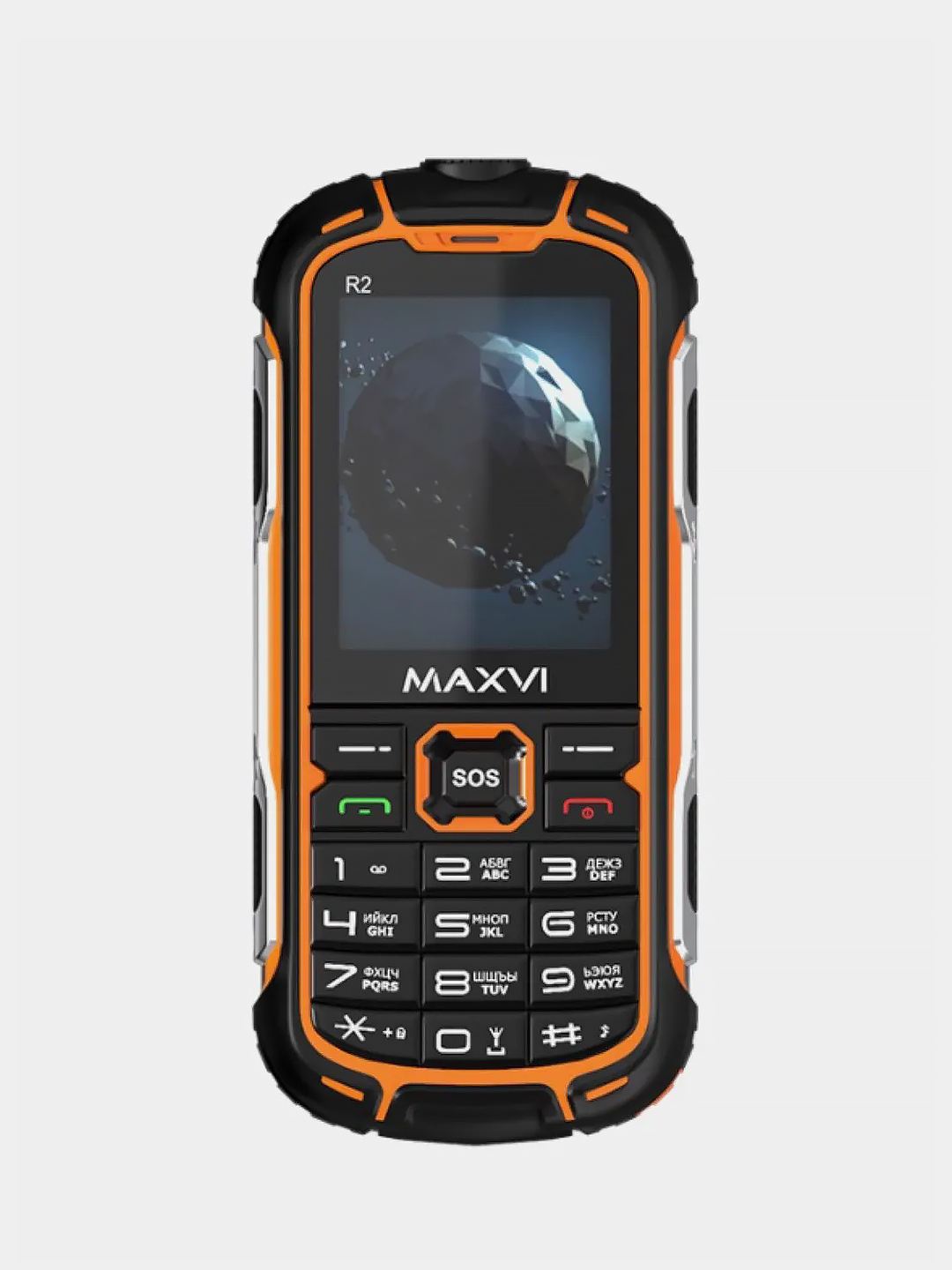 Мобильный телефон Maxvi R2 с защитой от влаги и пыли купить по цене 3990 ?  в интернет-магазине KazanExpress