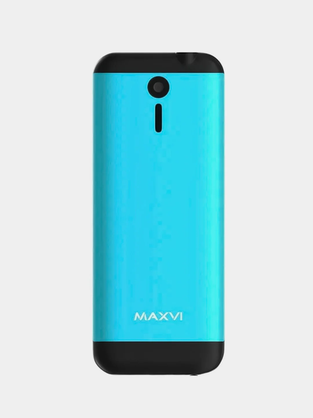 Голубой мобильный телефон Maxvi X10, аккумулятор 1600 мАч