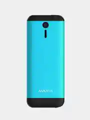 Голубой мобильный телефон Maxvi X10, аккумулятор 1600 мАч