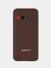 Коричневый мобильный телефон Maxvi B231, БОЛЬШИЕ КНОПКИ, С КАМЕРОЙ, АККУМУЛЯТОР 1400мАч
