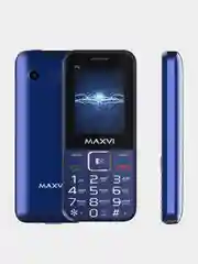 Синий мобильный телефон Maxvi P2, С КАМЕРОЙ, ФУНКЦИЯ POWER BANK, АККУМУЛЯТОР 2700мАч