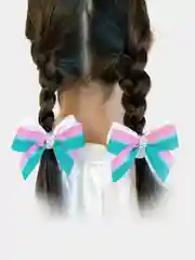 Лазурный банты для девочек, 2 штуки