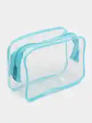 Голубой косметичка, сумка органайзер, Washbag, сумка водонепроницаемая, органайзер дорожный