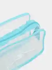 Голубой косметичка, сумка органайзер, Washbag, сумка водонепроницаемая, органайзер дорожный