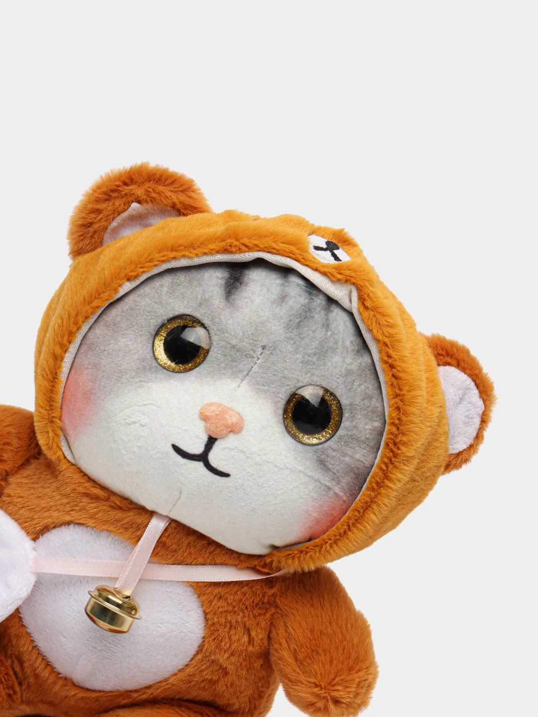 Карамельный мягкая игрушка кошка в костюме плюшевая 24 см в одежде кошка кот котенок