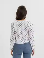 Белый блузка женская Tiffan