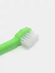 Желтый зубная щетка для собак и кошек, двусторонняя