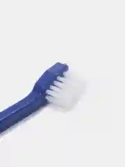 Синий зубная щетка для собак и кошек, двусторонняя