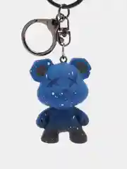 Синий брелок для ключей Bearbrick "Мишка"