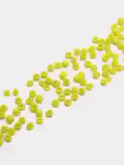Салатовый бисер крупный, стеклянный, 6/0, 4 мм Бисер разноразмерный