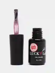 Гель лак LuckyLak New VINTAGE  8g с блестками шиммером глиттером красный голубой бежевый