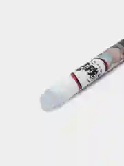 Фиолетовый ручка гелевая, синяя, стирающая, с принтом аниме