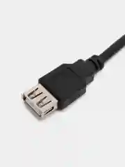 Черный usb 2.0 AM-AF кабель - удлинитель, 1.8 м