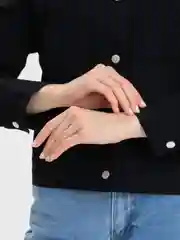 Черный рубашка джинсовая