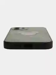 Тёмно-зелёный чехол для iPhone 11, 12, 13 Pro Max, с зеркальной вставкой