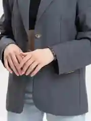 Черный гематитовый браслет