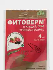 Биопрепарат ФИТОВЕРМ от насекомых-вредителей, исектицид и акарицид, эмульсия, 2 мл, 4 мл
