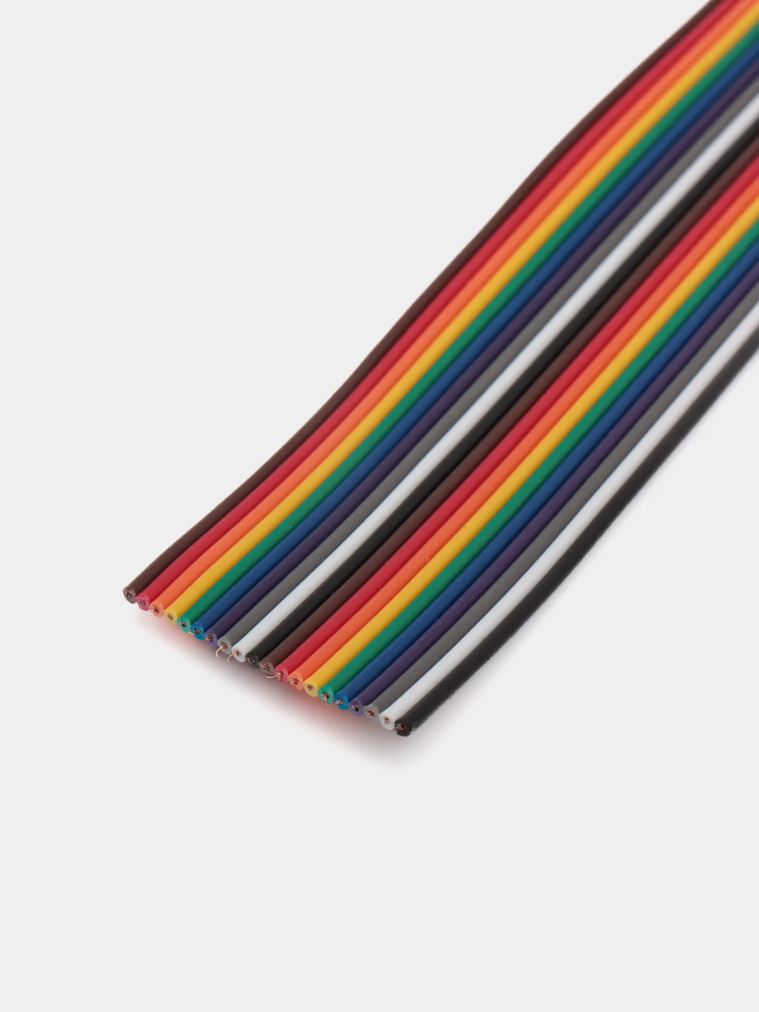 Провода соединительные Провод-кабель Радуга Dupont 2.54 для Arduino Diy Kit 20 pin