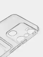 Чехол ударопрочный на INFINIX HOT 20i, Note 12, Note 12 VIP, с карманом, прозрачный