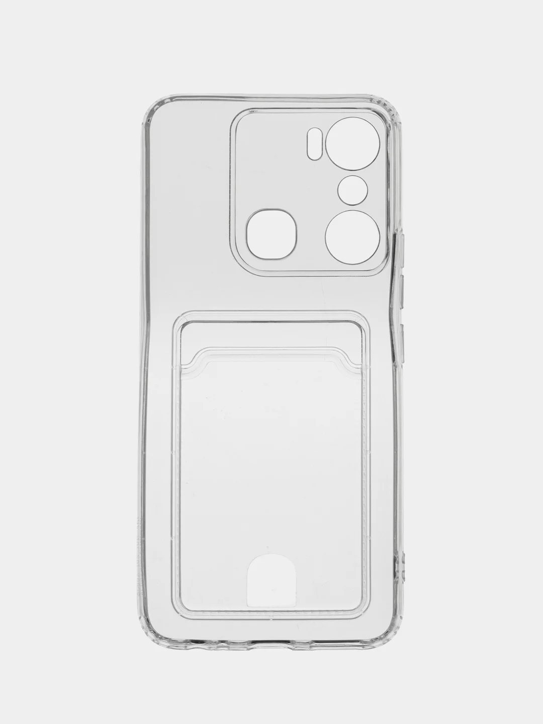 Чехол ударопрочный на INFINIX HOT 20i, Note 12, Note 12 VIP, с карманом, прозрачный
