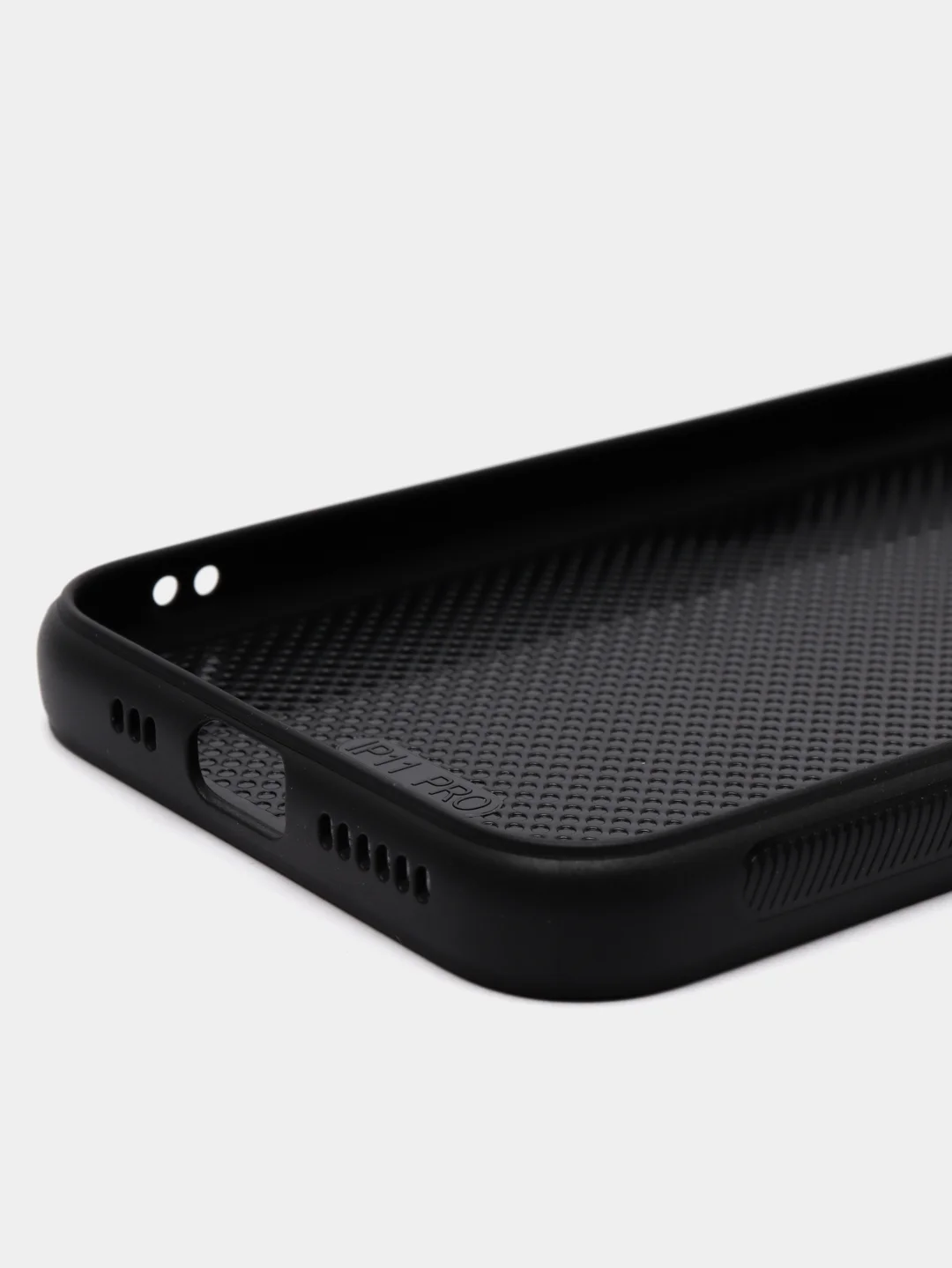 Тёмно-серый чехол для iPhone 11, 12, 13 Pro Max, с зеркальной вставкой