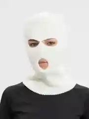 Черный балаклава теплая, черная маска, маска-шлем на голову, шапка с отверстием для глаз и рта