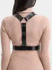 Черный портупея женская
