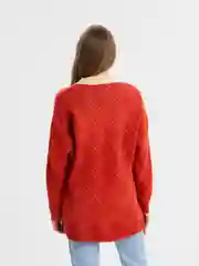 Коралловый кардиган