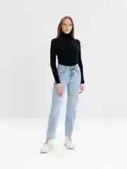 Черный водолазка базовая с высоким горлом QP Store, 40-46