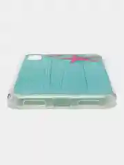 Бирюзовый яркий чехол, цветные принты-картинки iPhone 5S/SE/6/6S/7/8/Plus/X/XS/XR/11/12/Mini/Pro/Max