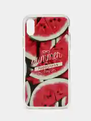 Тёмно-розовый яркий чехол, цветные принты-картинки iPhone 5S/SE/6/6S/7/8/Plus/X/XS/XR/11/12/Mini/Pro/Max