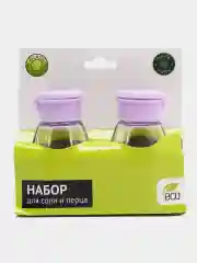 Голубой набор для соли и перца, для специй, 2 предмета