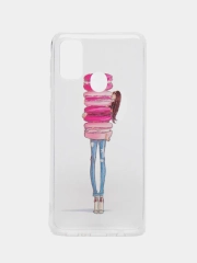 Чехол Samsung Galaxy M21 / M30s, Самсунг Галакси М21 / М30с прозрачный с рисунком