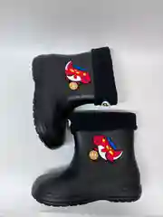 Черный резиновые сапоги детские