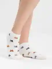 Носки женские "Котята" Vivid Color короткие хлопковые для подростков и взрослых