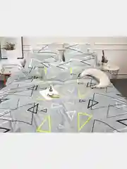 Серый комплект постельного белья