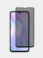 Черный защитное стекло антишпион Xiaomi Redmi 9, Poco M3, Redmi 9T (Редми 9, Поко М3, Редми 9Т)