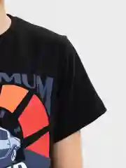 Черный футболка для мальчика