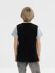Серый меланж футболка для мальчика, подростковая. Bonito kids