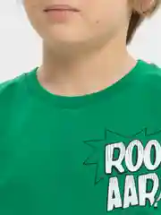 Зеленый футболка для мальчика, подростковая. Bonito kids
