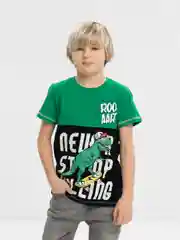 Зеленый футболка для мальчика, подростковая. Bonito kids
