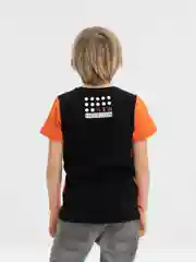 Оранжевый футболка для мальчика, подростковая. Bonito kids