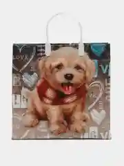 Коралловый меланж пакет подарочный/Мягкий пластик/Оригинальный,прочный пакет на каждый день