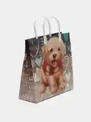Коралловый меланж пакет подарочный/Мягкий пластик/Оригинальный,прочный пакет на каждый день